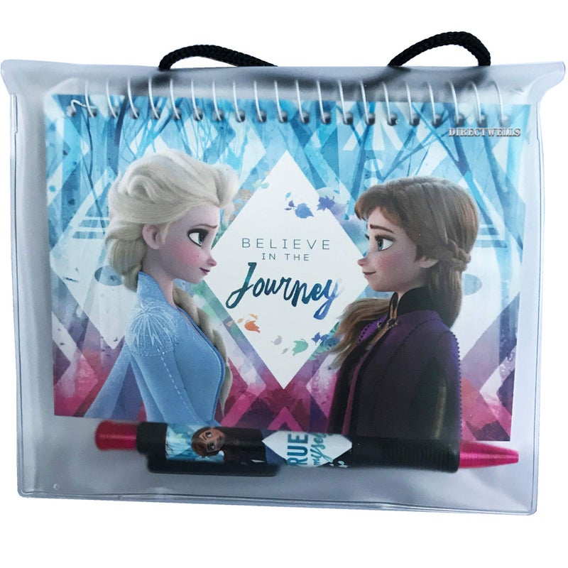 PLM Frozen Elsa and Friends Autograph Book with Retractable Pen - Image 1